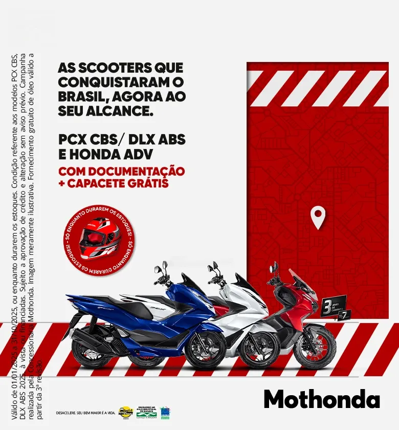Banner Linha PCX Honda