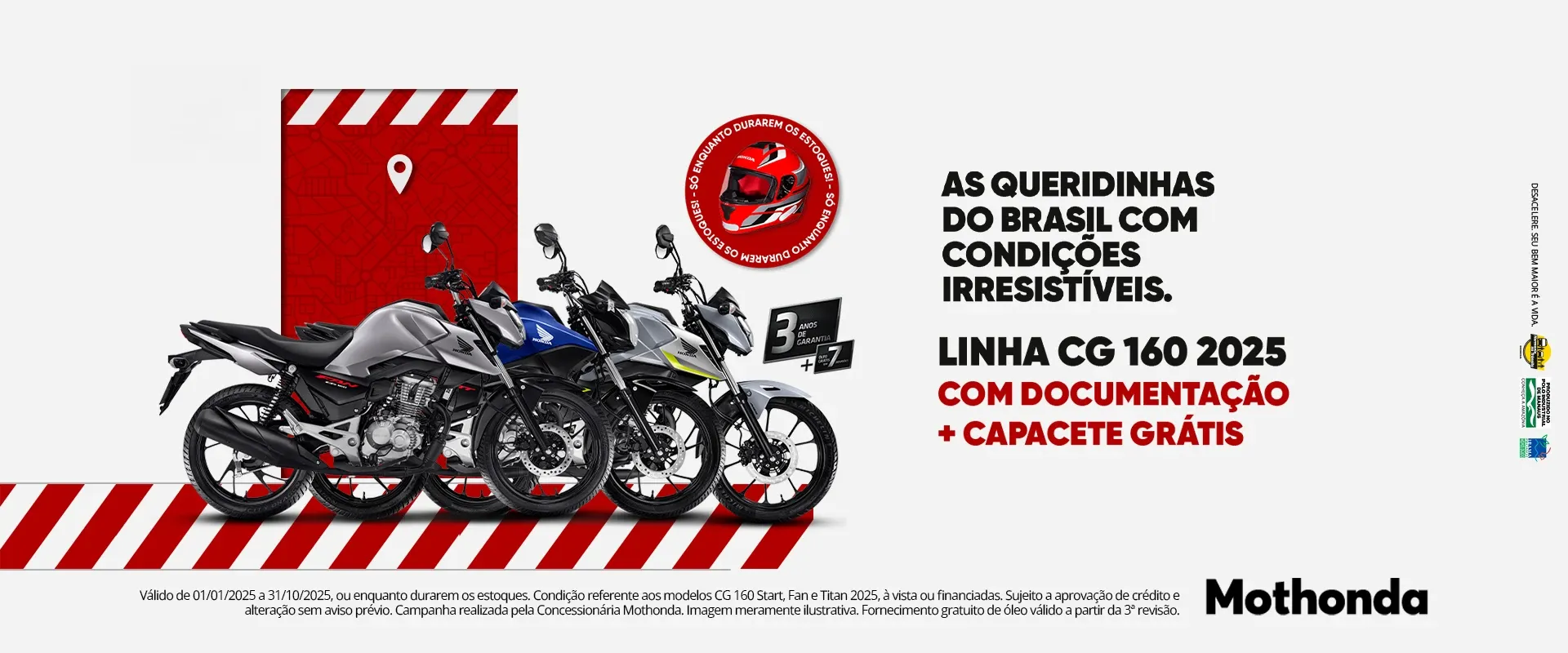 Banner Linha CG Honda