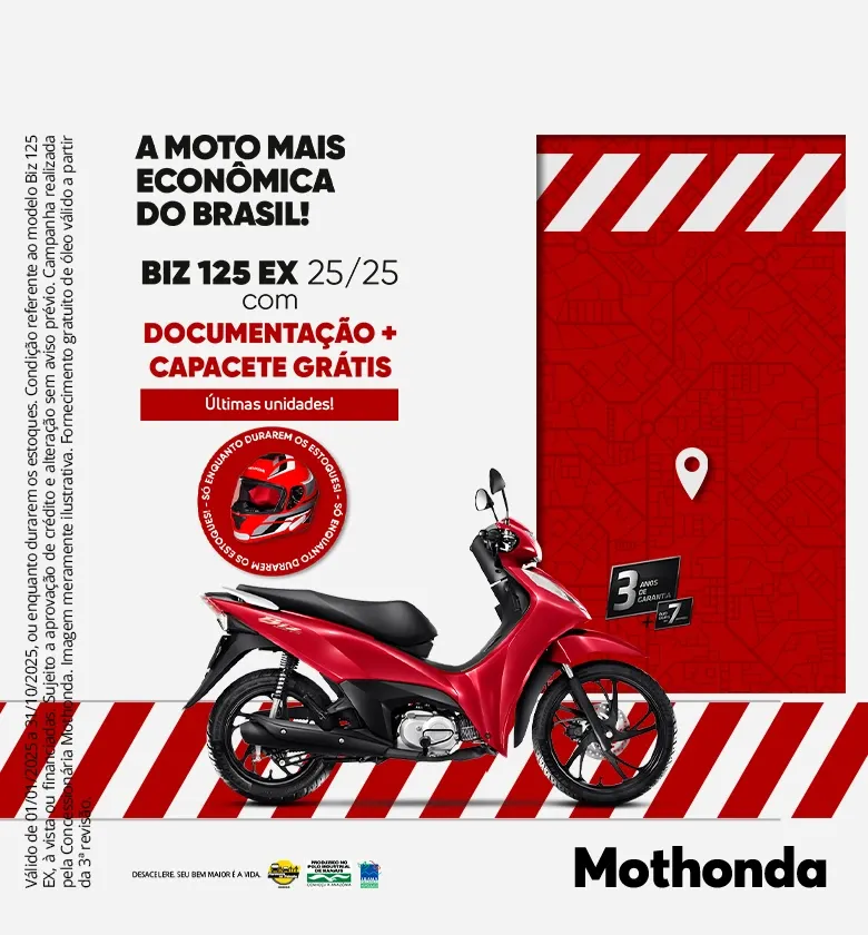 Banner Biz 125 Honda
