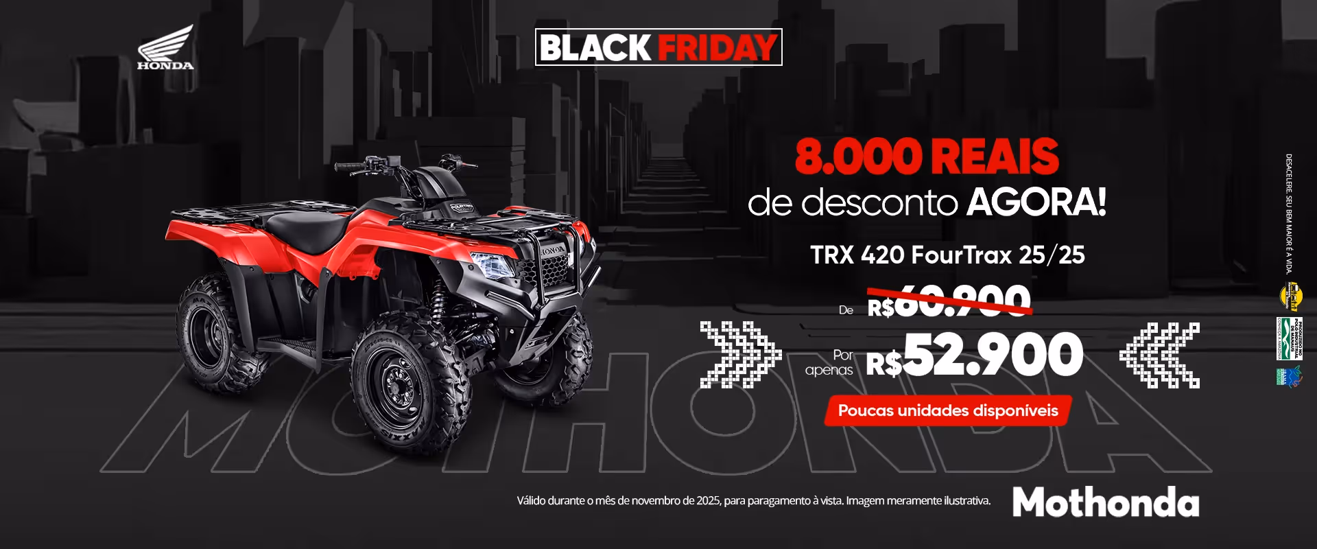 Banner Fourtrax Black Friday