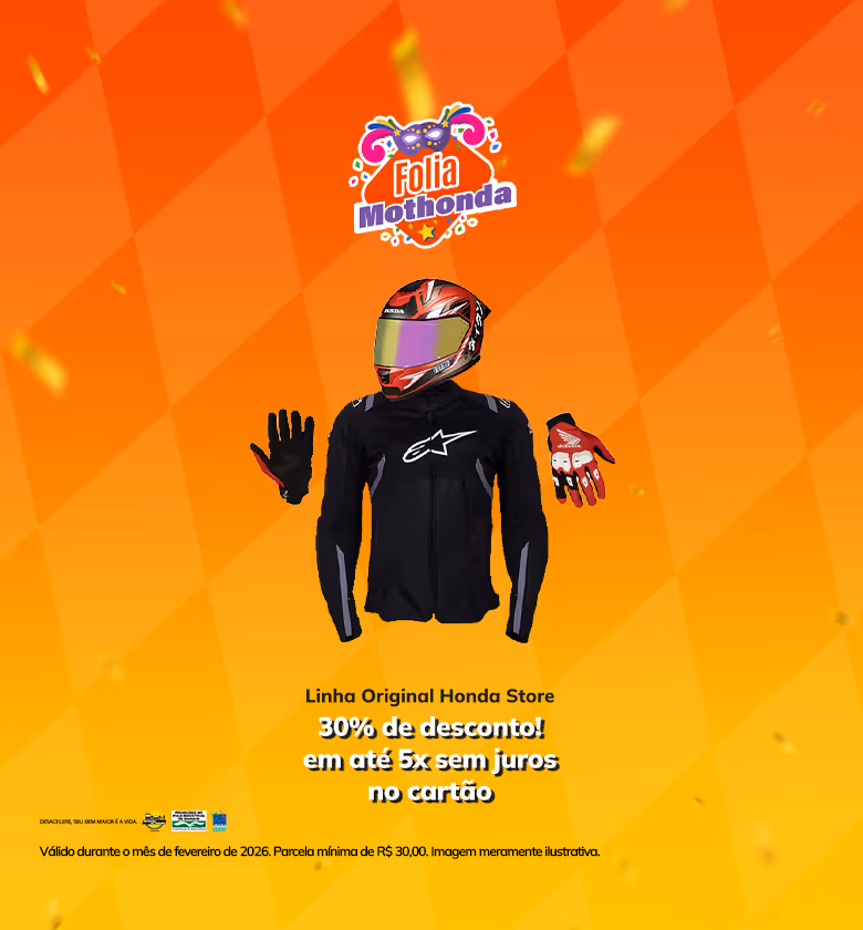 Banner Fevereiro 2026 Mothonda Linha Original Honda Store