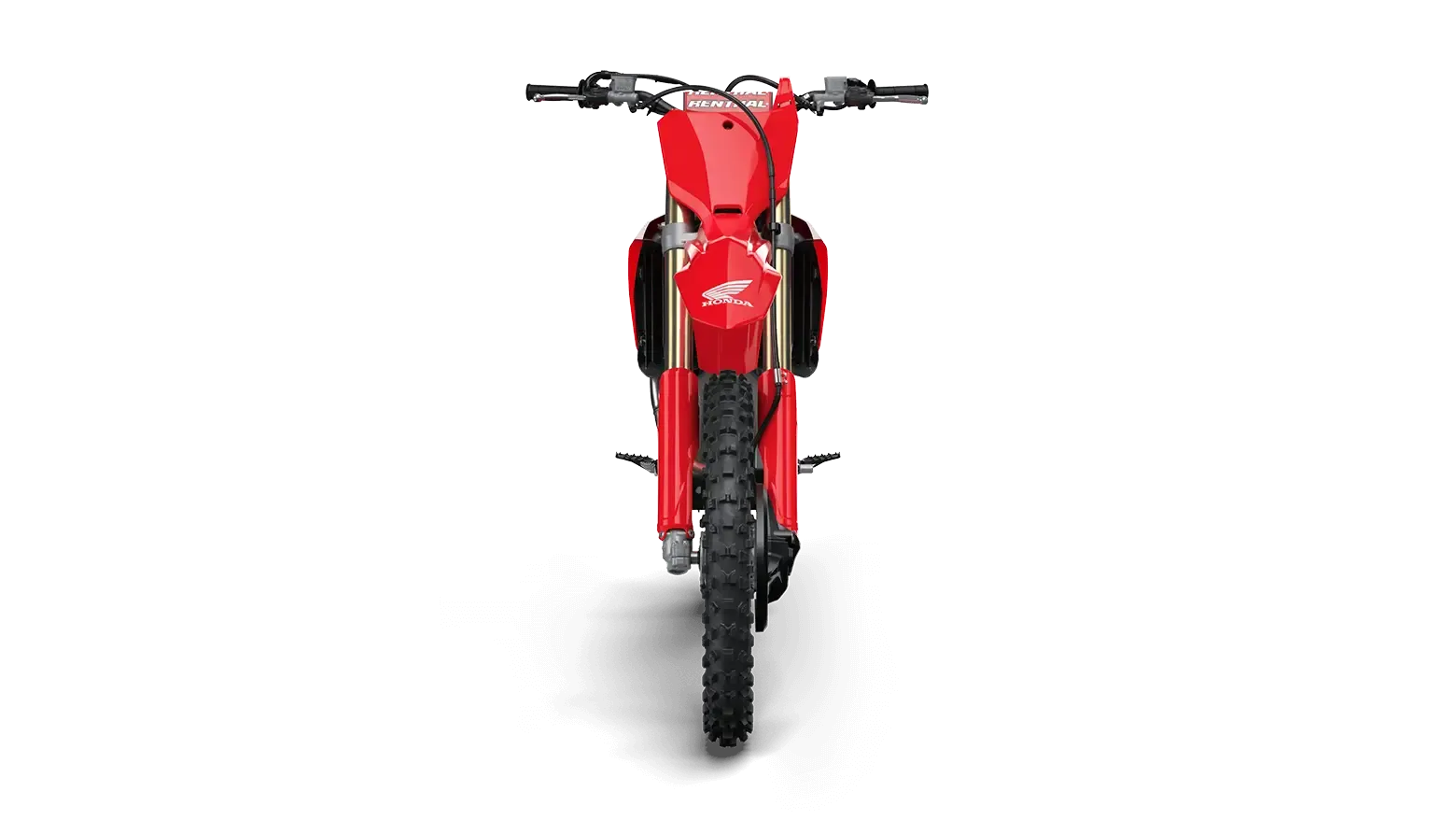 Vista frontal da Honda CRF 450R