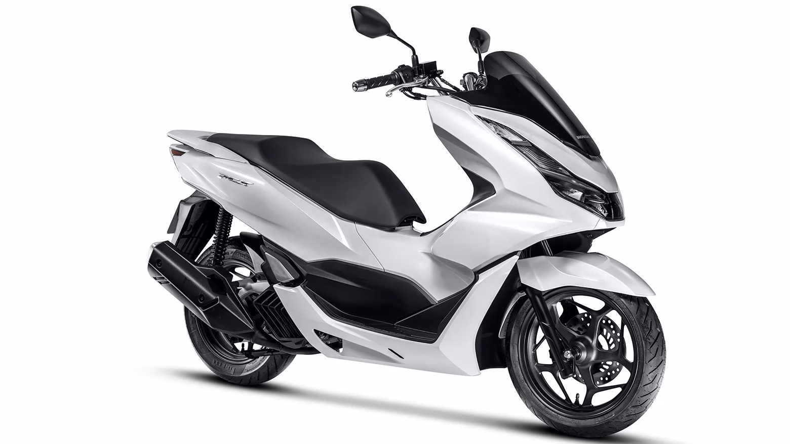PCX branca vista lateral dianteira direita - 5 de 12
