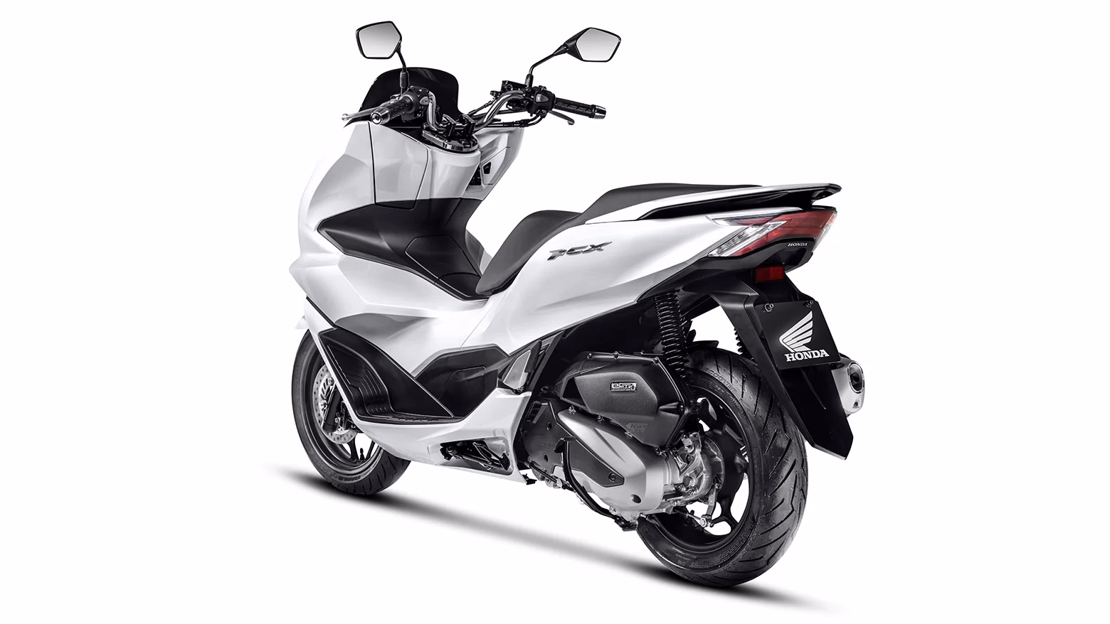 PCX branca vista lateral traseira esquerda - 7 de 12