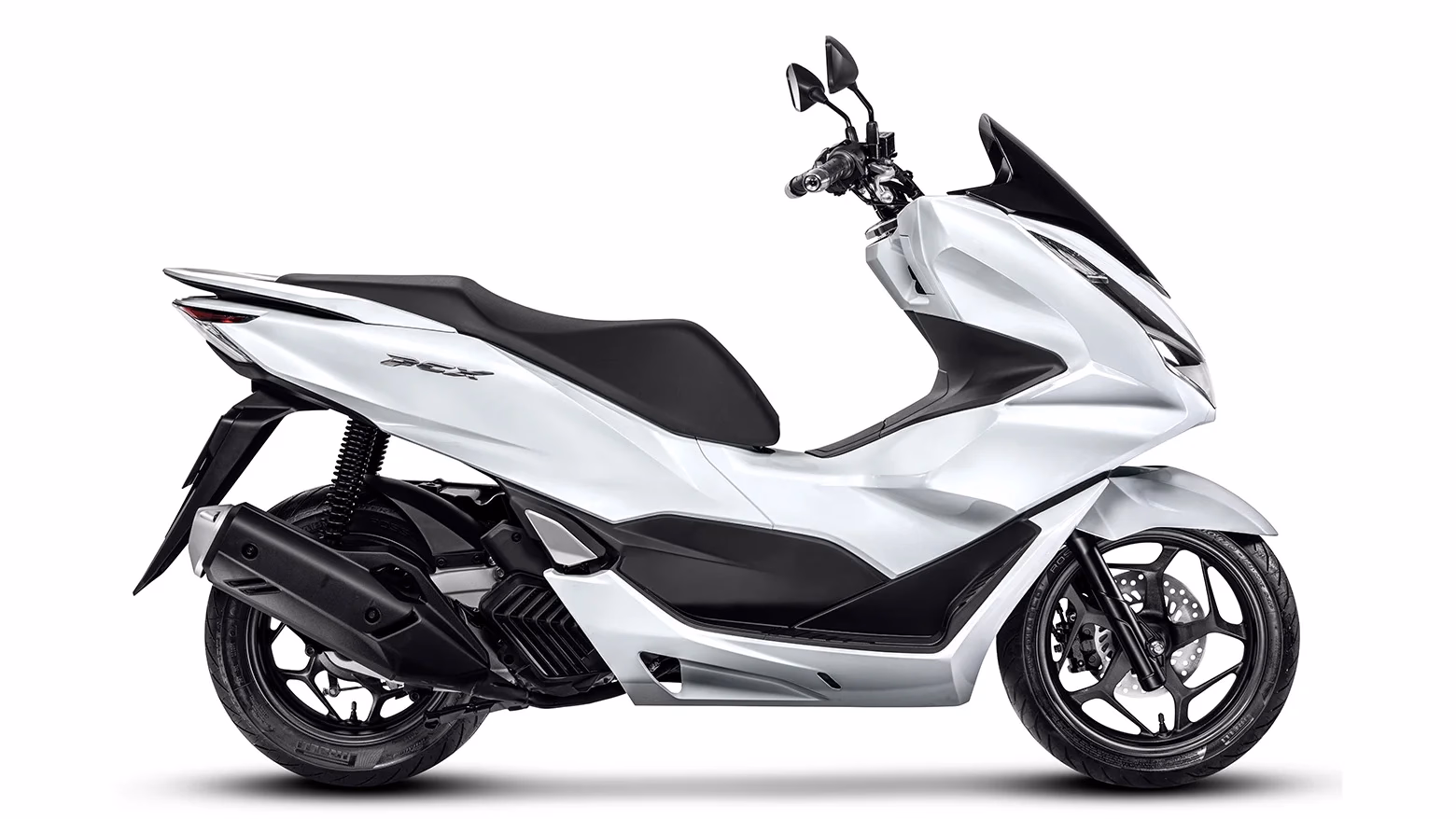 PCX branca vista lateral - 8 de 12