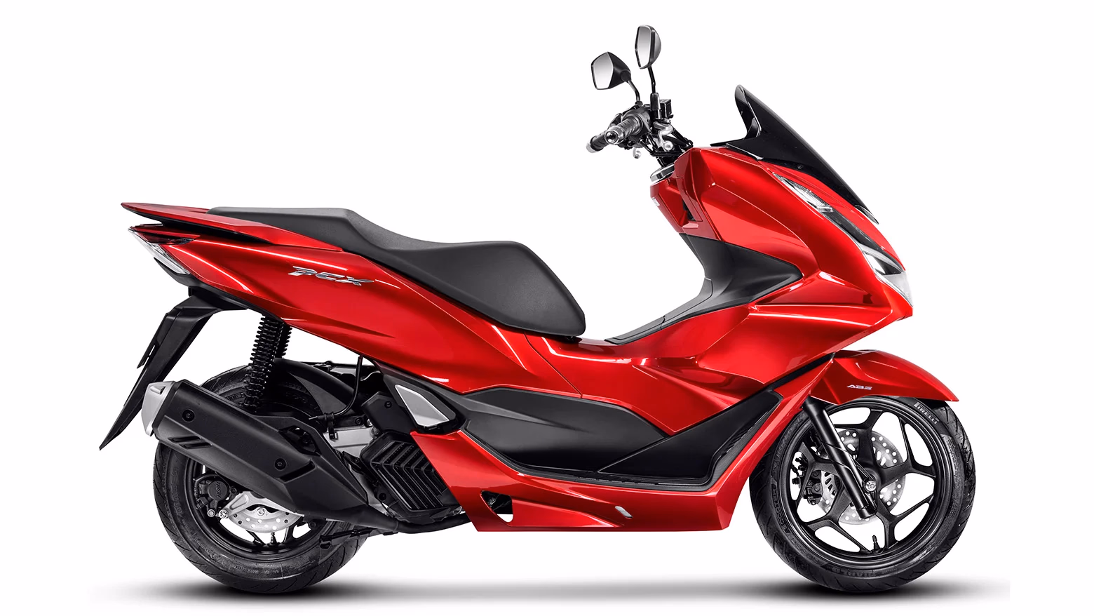 PCX vermelha vista lateral - 12 de 12