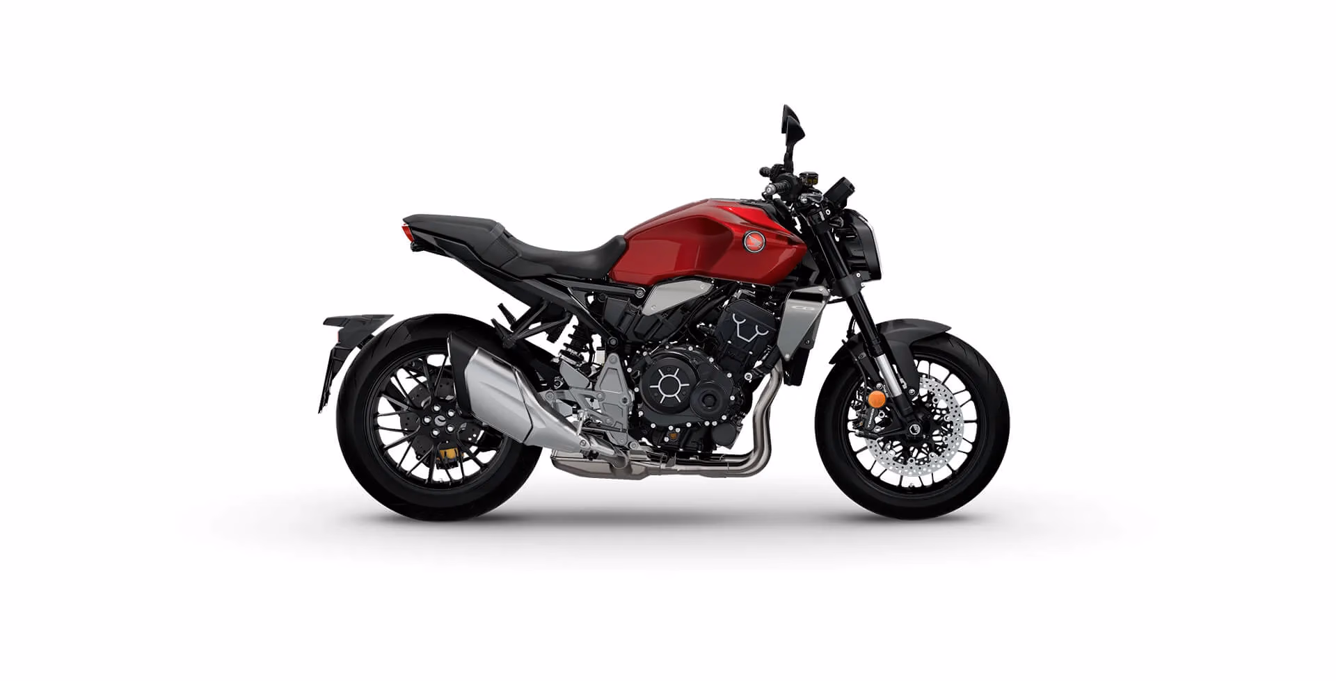 CB 1000R lateral vermelha metálica - 9 de 10