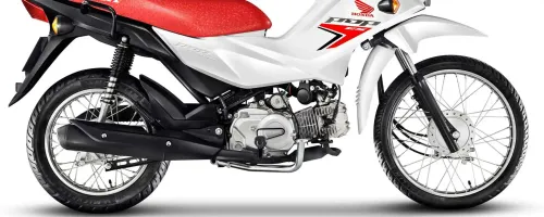 Detalhe dos pneus Pop 110i ES