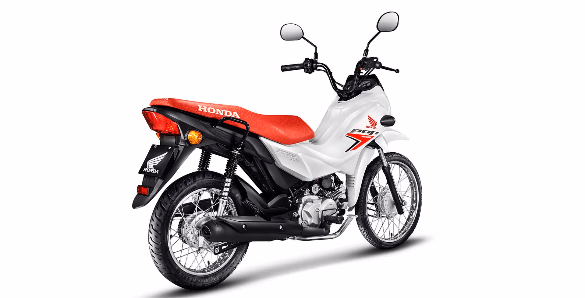 Pop 110i ES branco Ross White traseira direita - 22 de 28