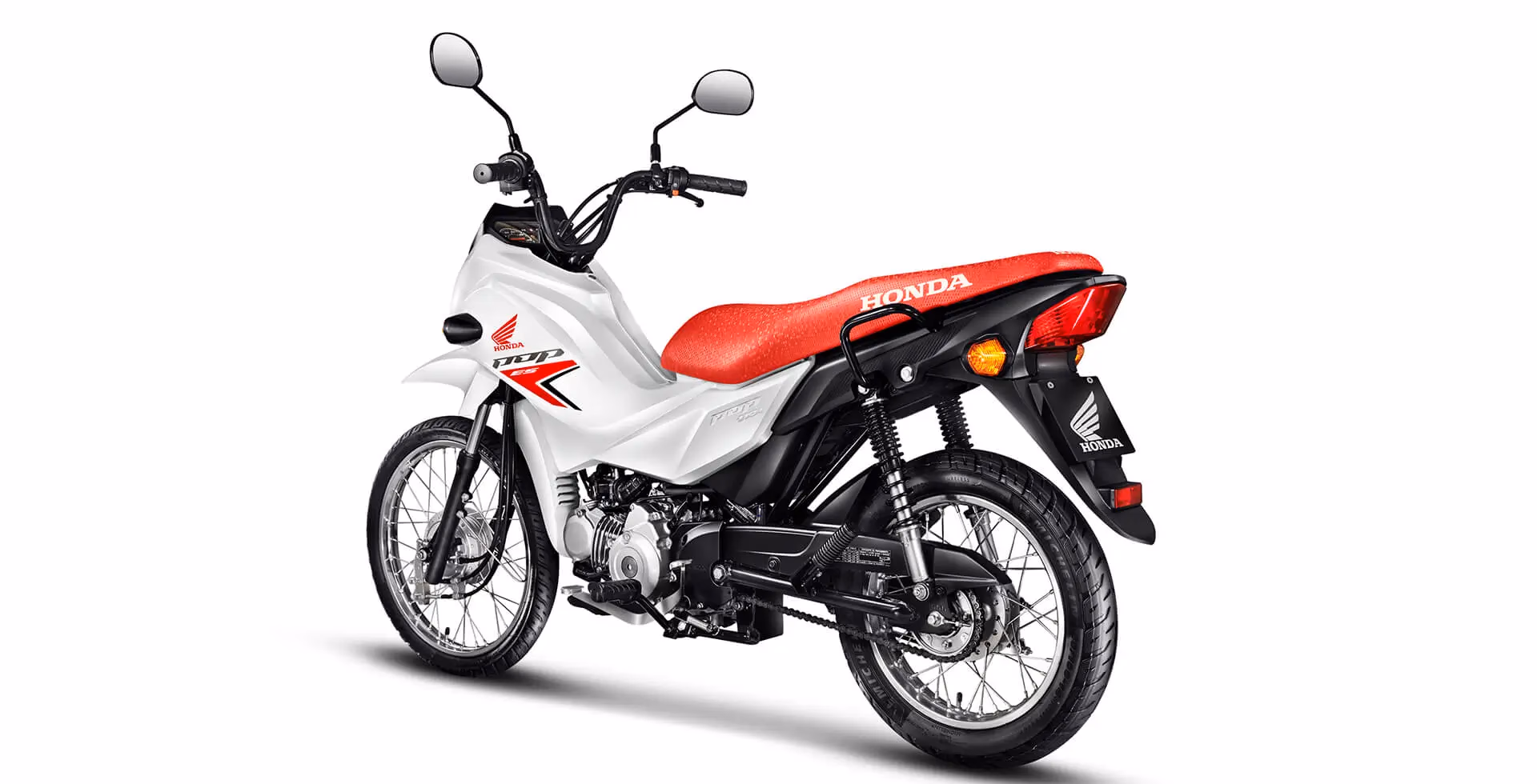 Pop 110i ES branco Ross White traseira esquerda - 23 de 28