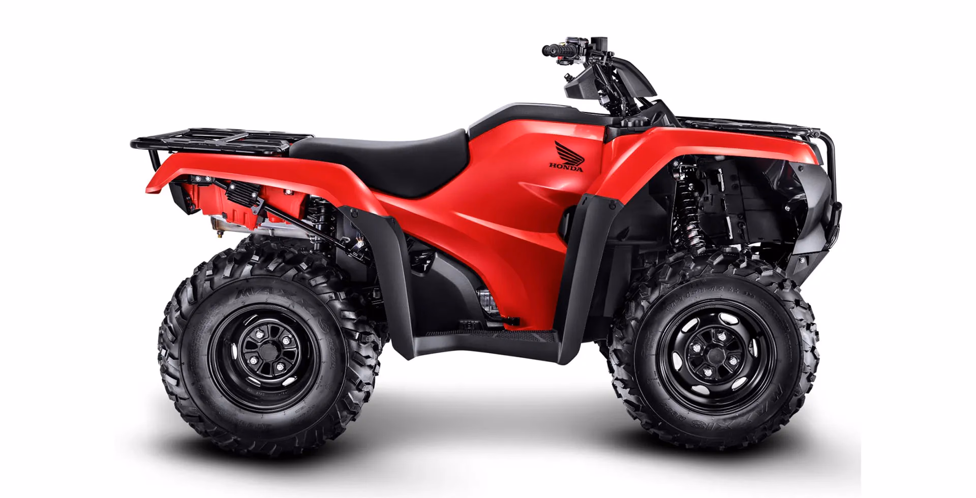 TRX 420 FourTrax na cor vermelha, vista frontal - 8 de 10