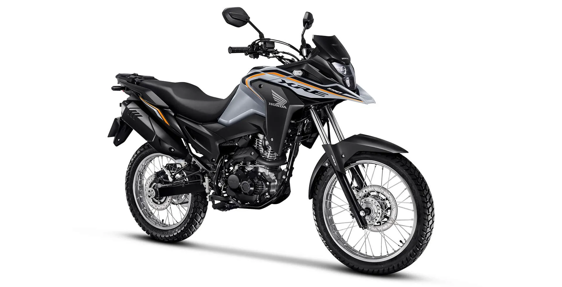 XRE 190 dianteira direita cinza