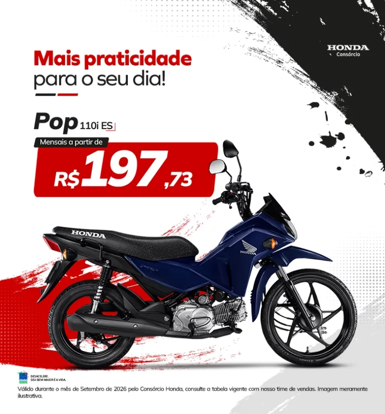 Banner Mothonda Consórcio Honda Pop110i EX