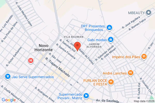 Mapa da localização - Novo Horizonte