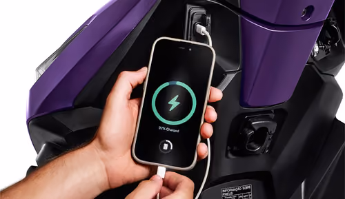 Moto Honda Nova Elite 125 Entrada Usb C