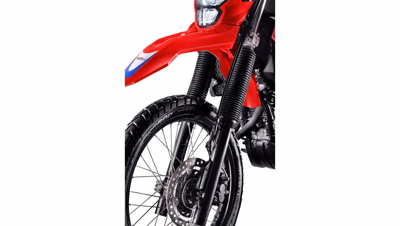 Moto Honda Xr300l Tornado Edicao Especial Vista Diagonal Frontal Das Rodas Canelas E Freio Abs - 2 de 10